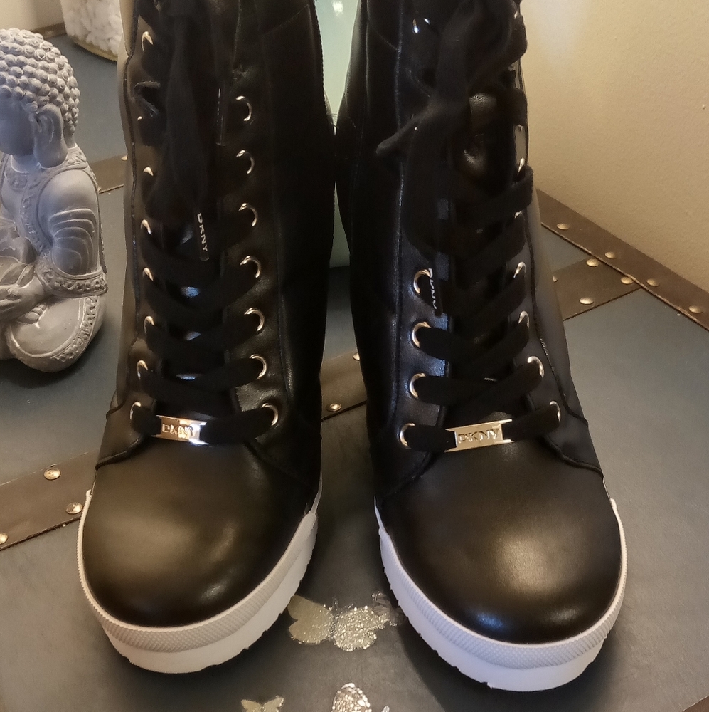 DKNY wedge sneakers